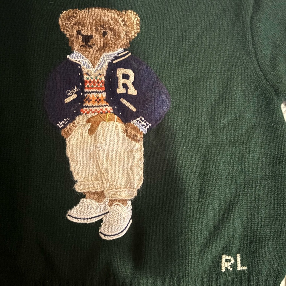 Ralph Lauren Polo Bear Wool-Cashmere Sweater - Picture 6 of 11